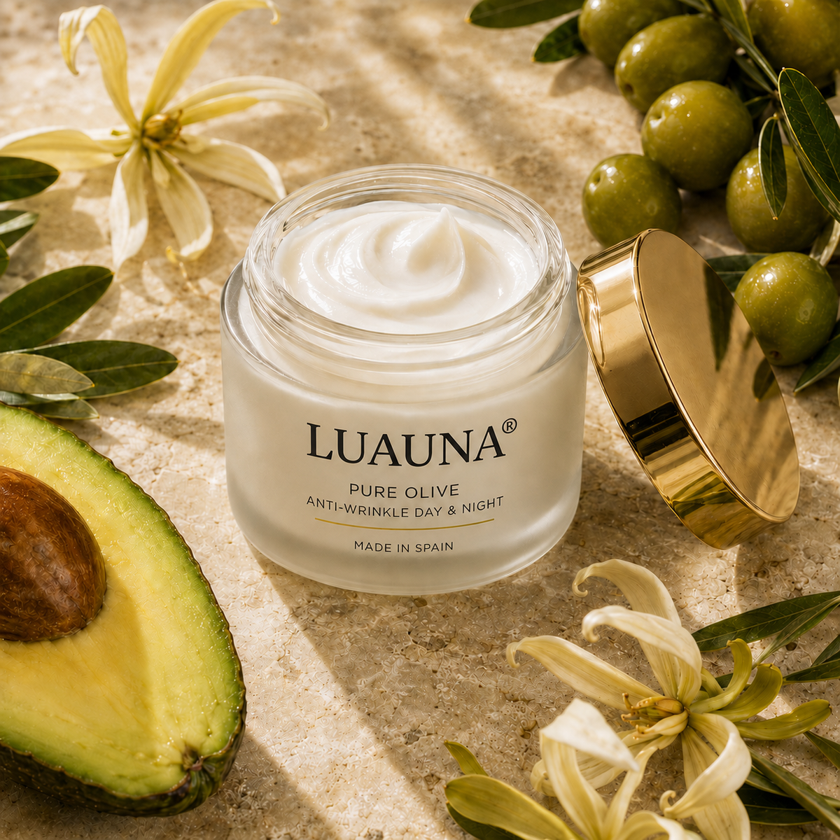 Pure Olive Anti-Wrinkle Day & Night Face Cream